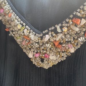 Elie Tahari silk bejeweled blouse 💎